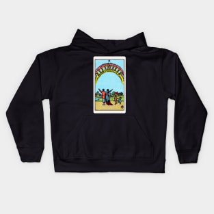 Card #45 - Ten Of Cups - Rider Waite Smith Tarot Kids Hoodie